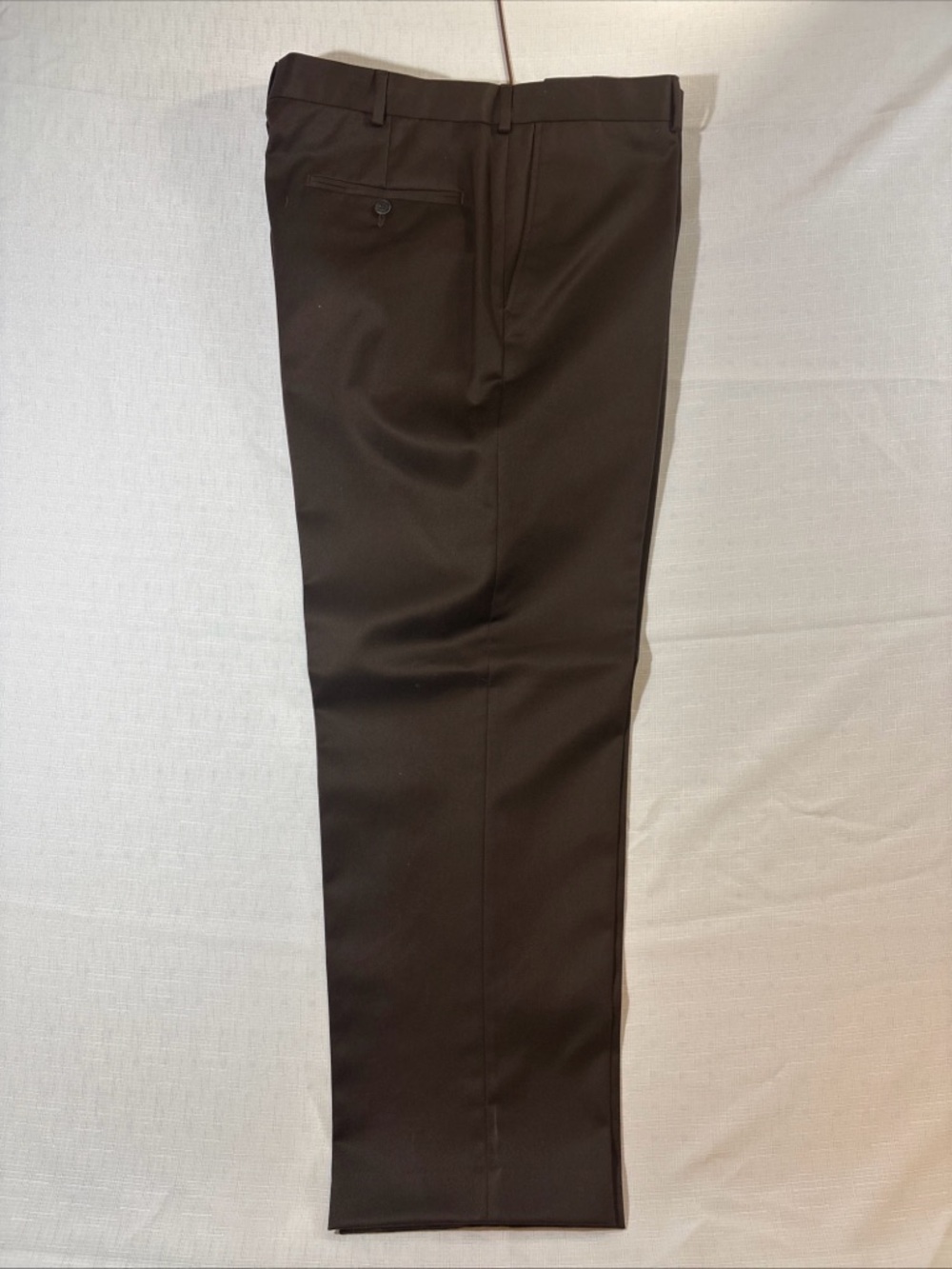 Lands' End Men's Dress Pants - Dark Brown 37x32